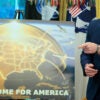 At the White House on Tuesday, Secretary of Defense Pete Hegseth joined the president in unveiling an artist's rendering of the "Golden Dome," a national ballistic- and cruise-missile-defense system.