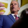 Senate Majority Leader John Thune, R-S.D., speaks to reporters at the Capitol on Tuesday.