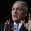 House Majority Leader Steve Scalise, R-La., gesturing with both hands.
